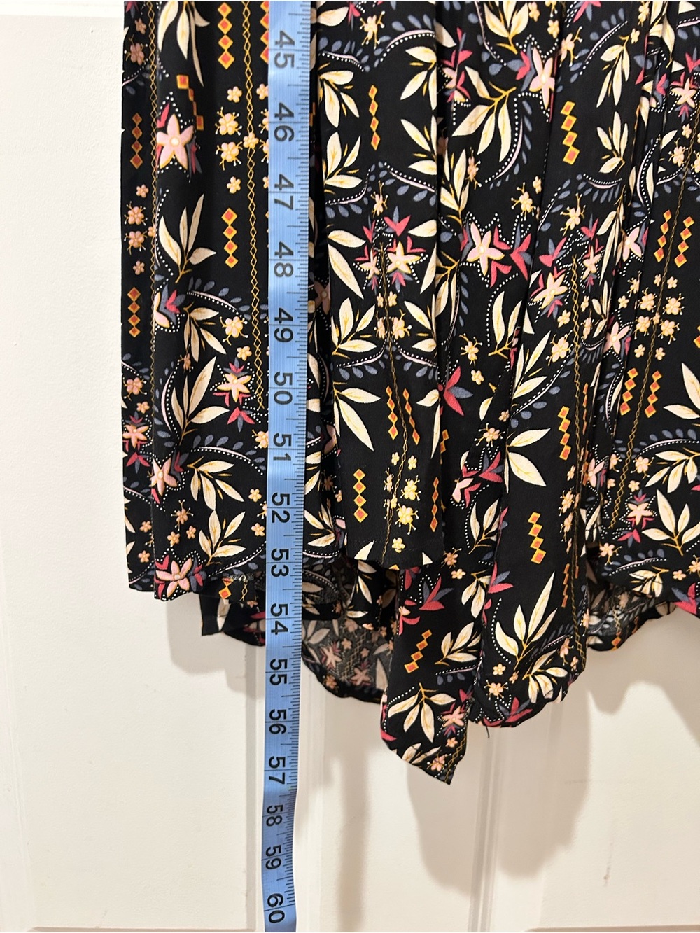 NWOT Natural Life Harley Wild Vines Black Wide-Leg Jumpsuit - Picture 11 of 11